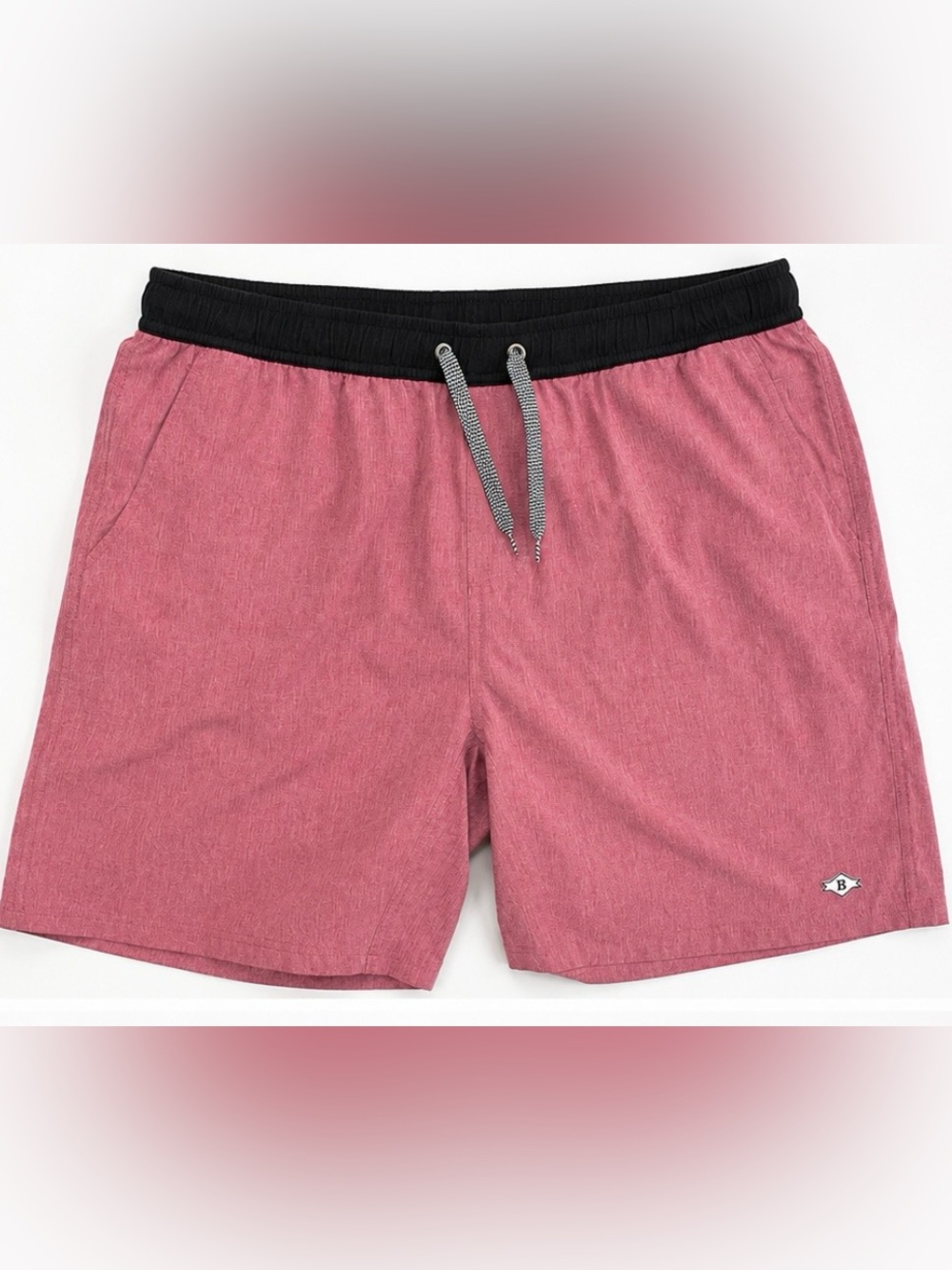 Burlebo Men’s Athletic Lined Shorts 2XL 7” Inseam Stretch Swim Hybrid